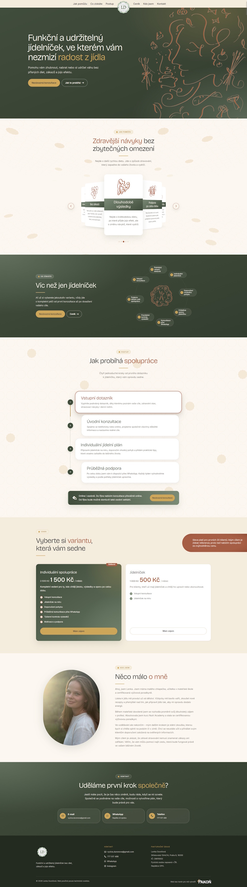 Lenka Duroňová – web